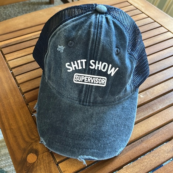 Other - Distressed Ball Cap